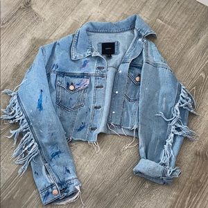 Forever 21 denim crop jacket